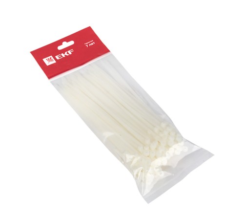 EKF plc-c-o-3.6x200 Хомут нейлоновый с отверстием для крепления (3,6х200) (100шт.) EKF PROxima