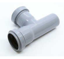 Тройник канализационный (полипропилен) 40x40/87,5град.