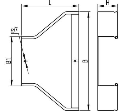 Розетка наружная IP67 16А 3P+E+N 400V DKC DIS5181657T