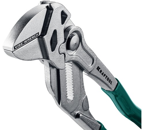 KRAFTOOL Клещи переставные-гаечный ключ Vise-Wrench, 250 / 50 мм (2 "), [22065]