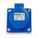 Розетка 113-16А-6h-220AC-2P+PE-IP44