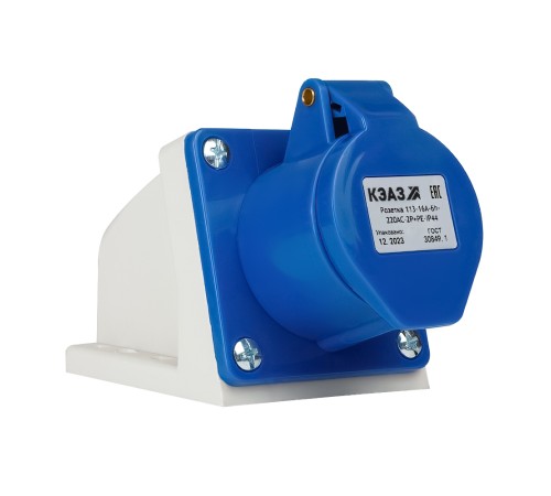 Розетка 113-16А-6h-220AC-2P+PE-IP44