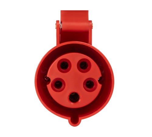 Розетка 225-32А-6h-380AC-3P+PE+N-IP44