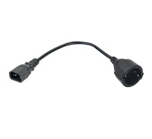 Адаптер PDU 3х1.5 10см с разъёмами C14-Schuko