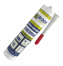 Герметик силиконовый санитарный Roof Complect беcцветный (260мл)