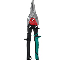 KRAFTOOL Ножницы по металлу рычажные высокомощные "Alligator" 260мм, прямые, кованая Cr-MO сталь, холоднокатанная сталь – 1,2мм, нерж.сталь – 0,8мм [2328-S]