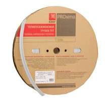 Трубка термоусаживаемая ТУТ нг 4/2 белая рулон PROxima