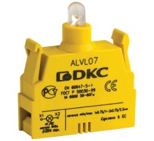 Блок контактный с клеммными зажимами под винт со светодиодом на 220В