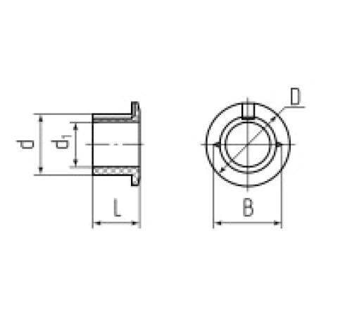 Втулка проходная В 42 (150шт)