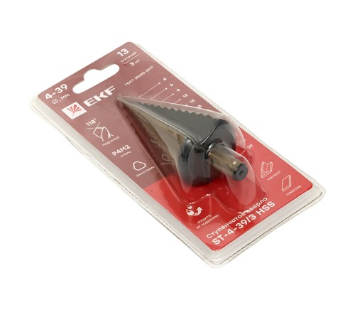 Cверло ступенчатое HSS (13 ступ.)