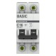 EKF mcb4729-2-16C Автоматический выключатель 2P 16А (C) 4,5кА ВА 47-29 EKF Basic