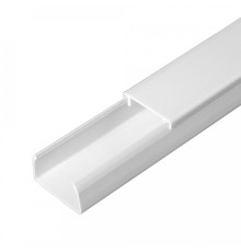 Кабель-канал белый 2-й замок в п/э 25х16 мм