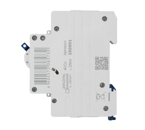 Выключатель автоматический модульный 1п C 10А 6кА OptiDin BM63-1C10-УХЛ3 КЭАЗ 260501