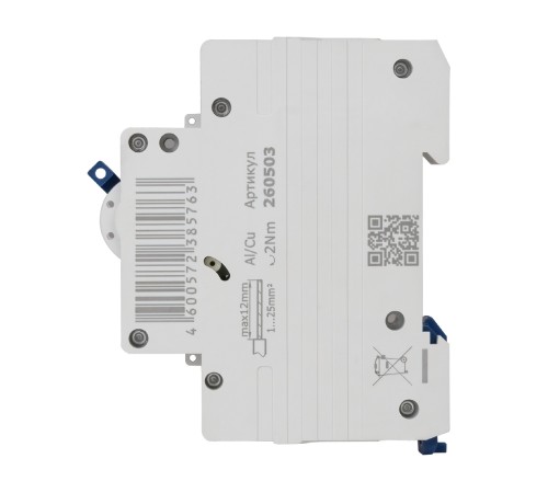 Выключатель автоматический модульный 1п C 16А 6кА OptiDin BM63-1C16-УХЛ3 КЭАЗ 260503
