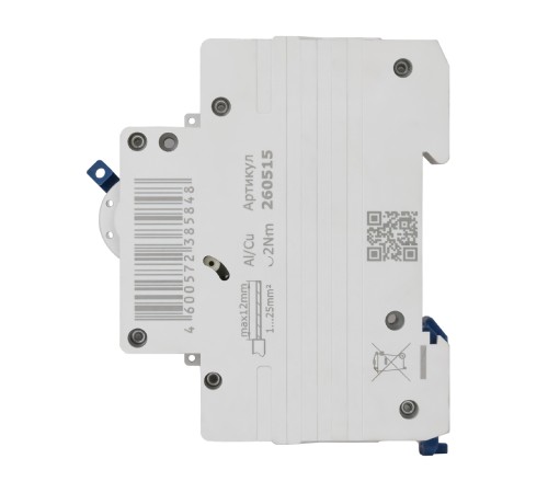 Выключатель автоматический модульный 1п C 6А 6кА OptiDin BM63-1C6-УХЛ3 КЭАЗ 260515