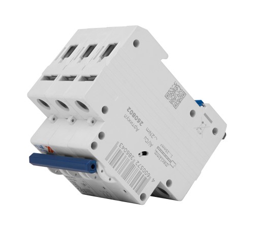 Выключатель автоматический модульный 3п C 63А 6кА OptiDin BM63-3C63-УХЛ3 КЭАЗ 260802