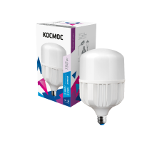 Лампа светодиодная LED 150Вт 220В Е27 с переходник в комплекте на Е40 6500K дневной 13200 лм