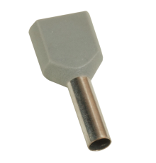 Наконечник штыревой втулочный под два провода НШвИ2 OptiKit T-Shv2-PVC- 2,5-10 (100шт)
