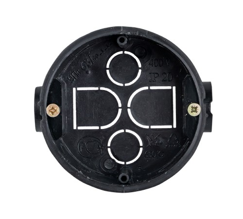 EKF plc-kmt-010-044 Коробка установочная приборная КМТ-010-044 со стыковочными узлами и саморезами для твердых стен (71х42) EKF PROxima