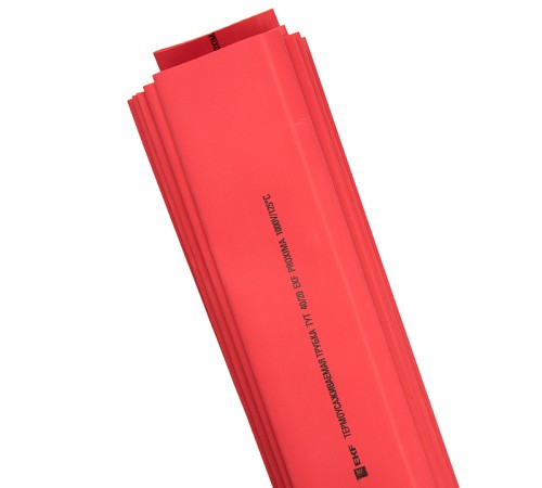 Трубка термоусаживаемая ТУТ нг 40/20 красная в отрезках по 1м PROxima