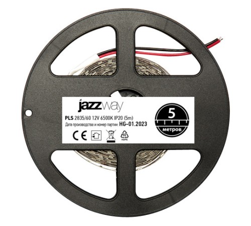 Лента светодиодная LEDx60/м 1м 6Вт/м 12В белый IP20 (5м)