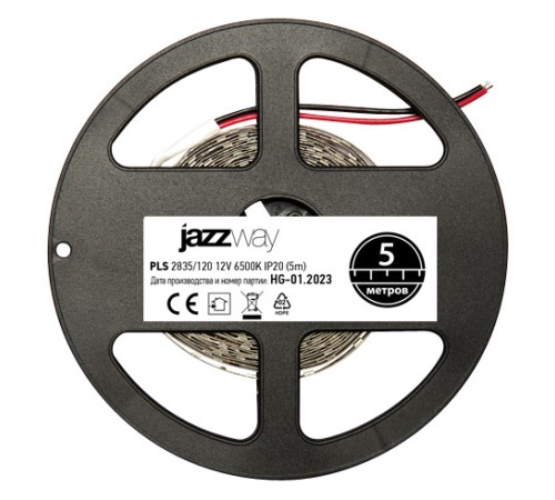 Лента светодиодная LEDx120/м 1м 10Вт/м 12В белый IP20 (5м)