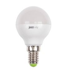 Лампа светодиодная Jazzway PLED-SP 9Вт цок.:E14 шар 220B 5000K св.свеч.бел.хол. G45 (упак.:10шт) (2859600A)