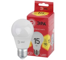 ЭРА Б0046355 LED A60-15W-827-E27 R (диод, груша, 15Вт, тепл, E27)
