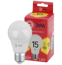 ЭРА Б0046355 LED A60-15W-827-E27 R (диод, груша, 15Вт, тепл, E27)