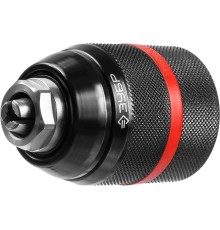 Патрон ударный цельнометаллический быстрозажимной ЗУБР "ПРОФИ" 13 мм, посадочная резьба 1/2", с фиксатором зажима сверла Д 2,0-13мм [29072-13-1/2_z02]