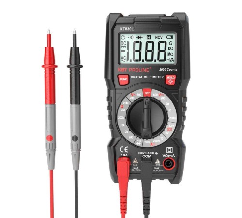 Мультиметр цифровой KT 830L серия PROLINE