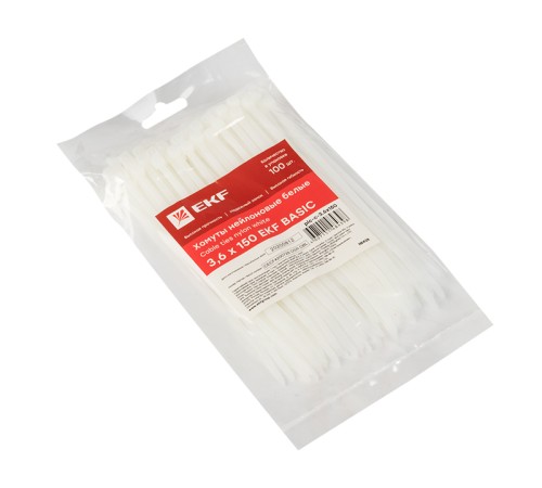 EKF plc-c-3.6x150 Хомут нейлоновый (3,6х150) (100шт.) EKF Basic