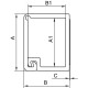 Миниканал TMR 12x12 самоклеющийся