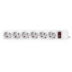 EKF UFA16-310-6-05 Сетевой фильтр 6*5м 16А/3,2кВт с выкл. c/з ПВС 3х1,0 Блокбастер XL EKF PROxima