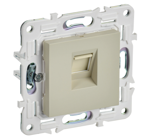 SKANDY Розетка компьютерная RJ45 кат.5E SK-K01B бежевый IEK