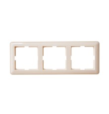 Systeme electric KD-3-28 W59 3-постовая РАМКА, СЛОНОВАЯ КОСТЬ