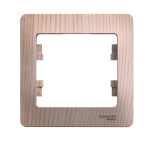 GLOSSA 1-постовая рамка, сосна