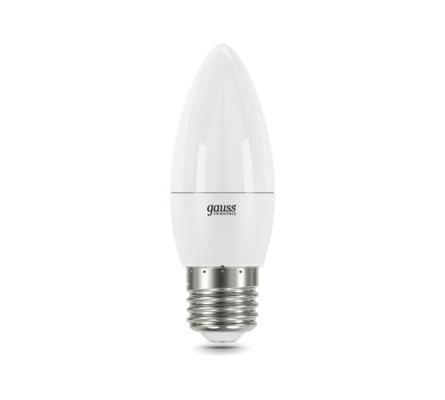 Лампа Gauss Elementary Свеча 12W 950lm 6500K E27 LED 1/10/100 Лампа Gauss Elementary Свеча 12W 950lm 6500K E27 LED 1/10/100