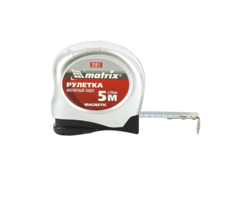 Рулетка Magnetic, 5 м х 19 мм, магнитный зацеп