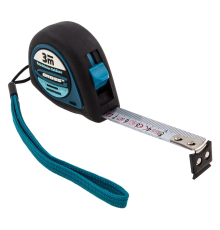 Рулетка Ergonomisch, 3 м x 16 мм, магнитный обрезиненный зацеп