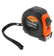 Рулетка Elastica, 3 м х 16 мм, обрезиненный корпус