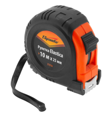 Рулетка Elastica, 10 м х 25 мм, обрезиненный корпус