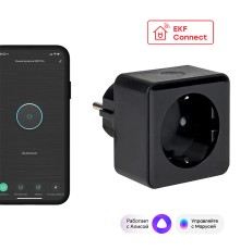EKF RCS-2-WF Умная розетка EKF Connect Wi-Fi черная
