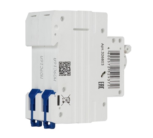 Выключатель автоматический модульный OptiDin BM63-2C16-4.5-УХЛ3 КЭАЗ 326803