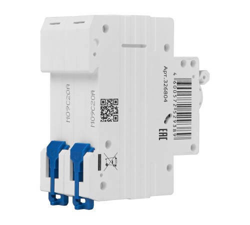 Выключатель автоматический модульный OptiDin BM63-2C20-4.5-УХЛ3 КЭАЗ 326804
