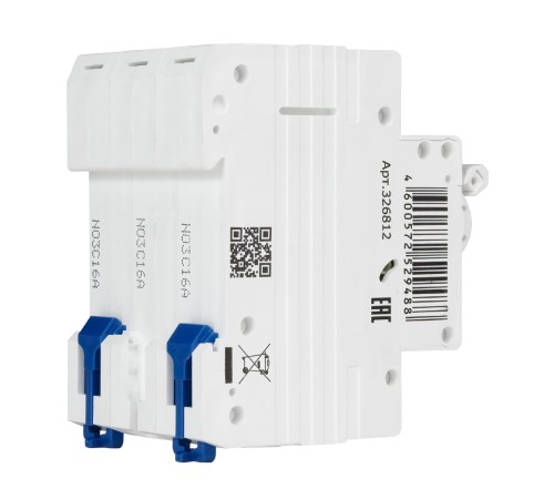 Выключатель автоматический модульный OptiDin BM63-3C16-4.5-УХЛ3 КЭАЗ 326812