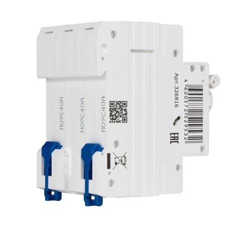 Выключатель автоматический модульный OptiDin BM63-3C40-4.5-УХЛ3 КЭАЗ 326816