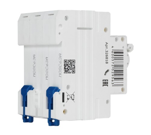 Выключатель автоматический модульный OptiDin BM63-3C63-4.5-УХЛ3 КЭАЗ 326818