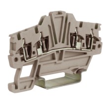 Dkc ZHM420GR HMM.1/2+2GR, проходной зажим 1,5 кв.мм серый 2 ввод/2 вывода