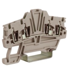 Dkc ZHM420GR HMM.1/2+2GR, проходной зажим 1,5 кв.мм серый 2 ввод/2 вывода